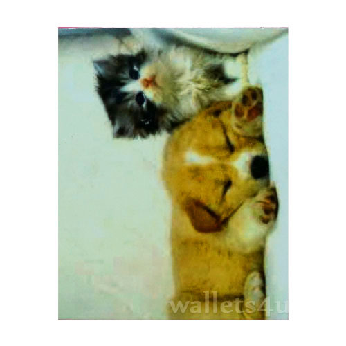 Magic Wallet, Dog with Cat - MWAP0077