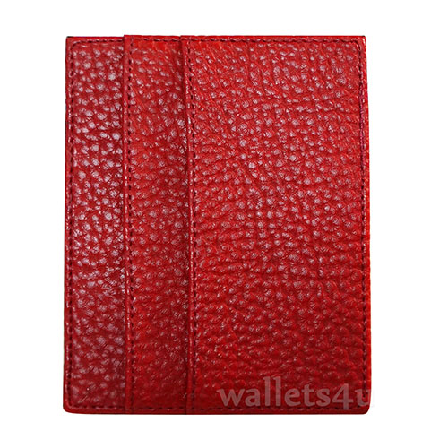 Magic Wallet, Leather Red, multi card - MC0271