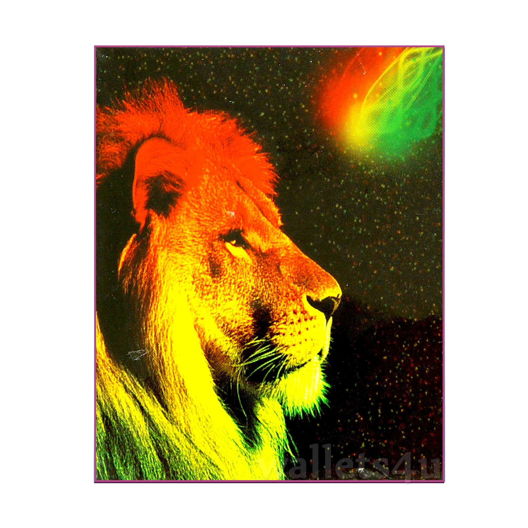 *Magic Wallet, Lion (Colorful) - MWAP0072