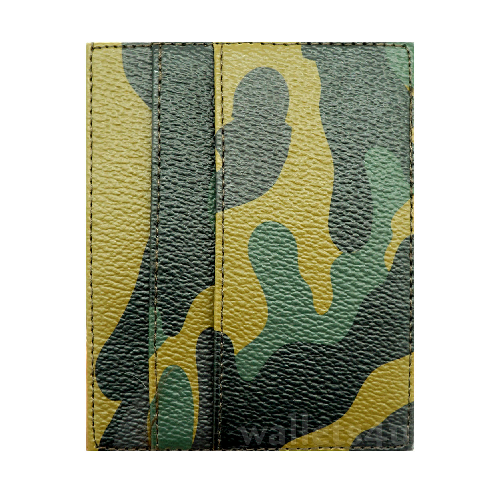 Magic Wallet, Army leather, multi card - MC0255